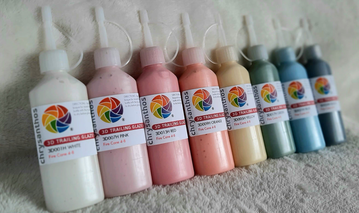 3D TRAILING GLAZES HIGH FIRE - ORANGE