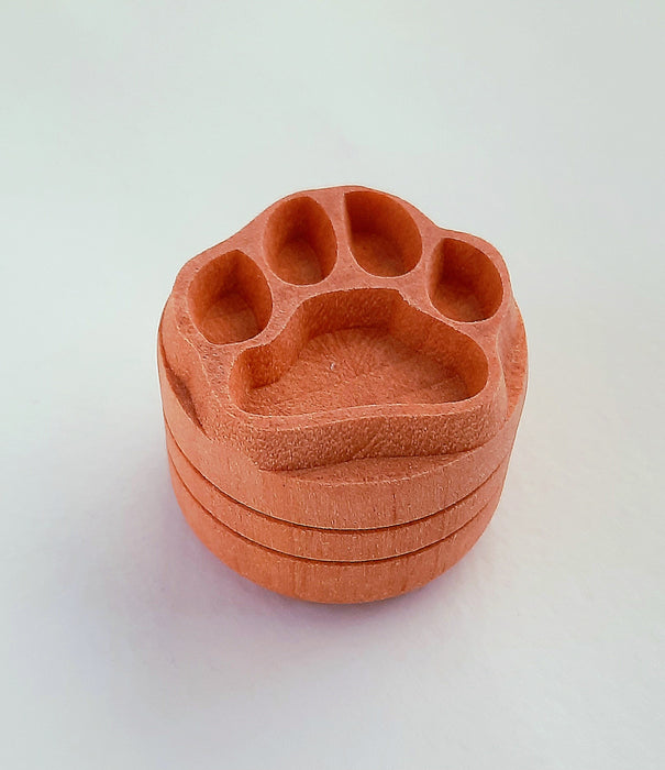 LARGE ROUND STAMP – PAW PRINT