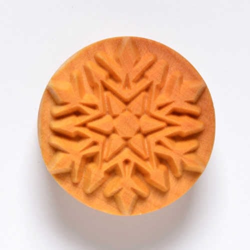 LARGE ROUND STAMP – SNOWFLAKE
