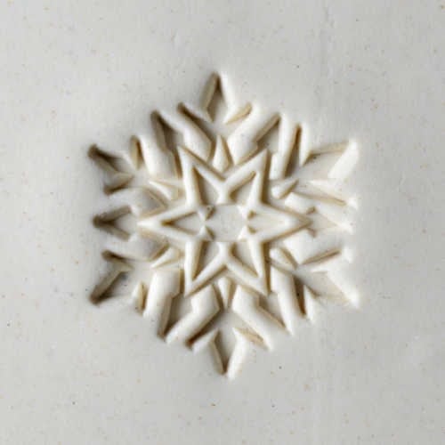 LARGE ROUND STAMP – SNOWFLAKE