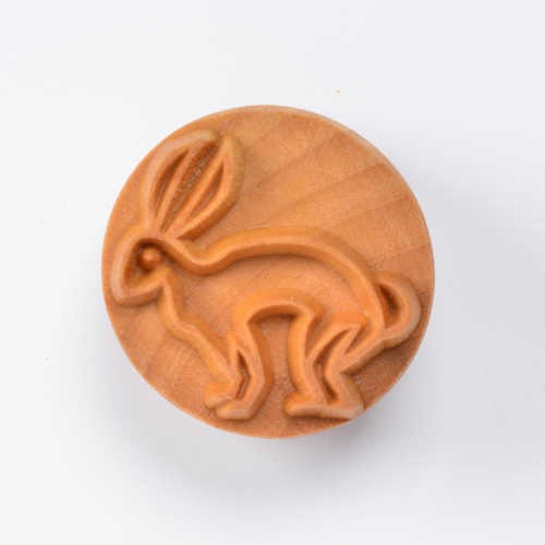 LARGE ROUND STAMP – RABBIT