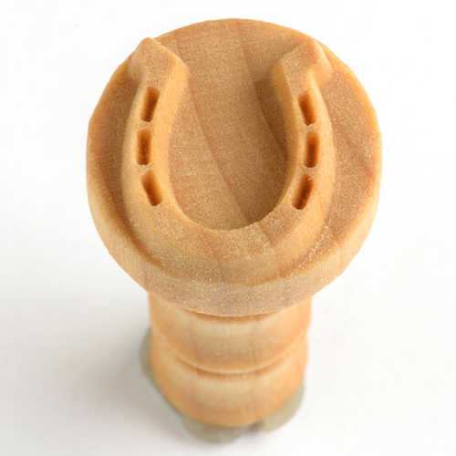 MEDIUM ROUND STAMP - HORSESHOE