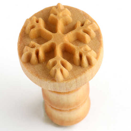 MEDIUM ROUND STAMP - SNOWFLAKE
