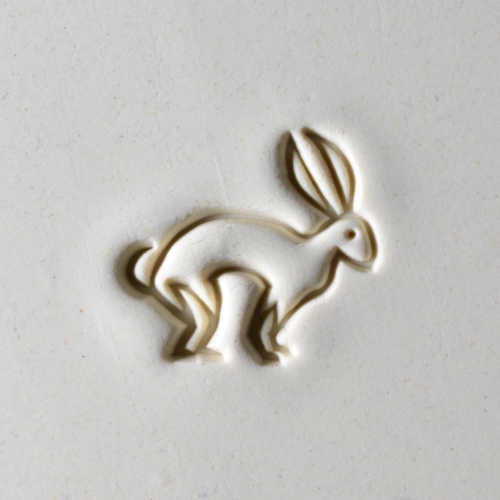 LARGE ROUND STAMP – RABBIT