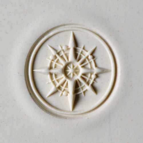 LARGE ROUND STAMP – COMPASS
