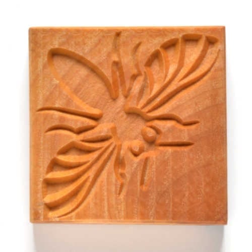 LARGE SQUARE STAMPS - HONEY BEE