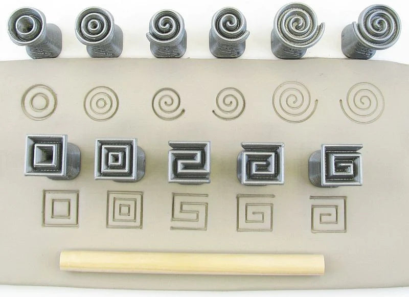 SPIRAL STAMPS - SET 15MM