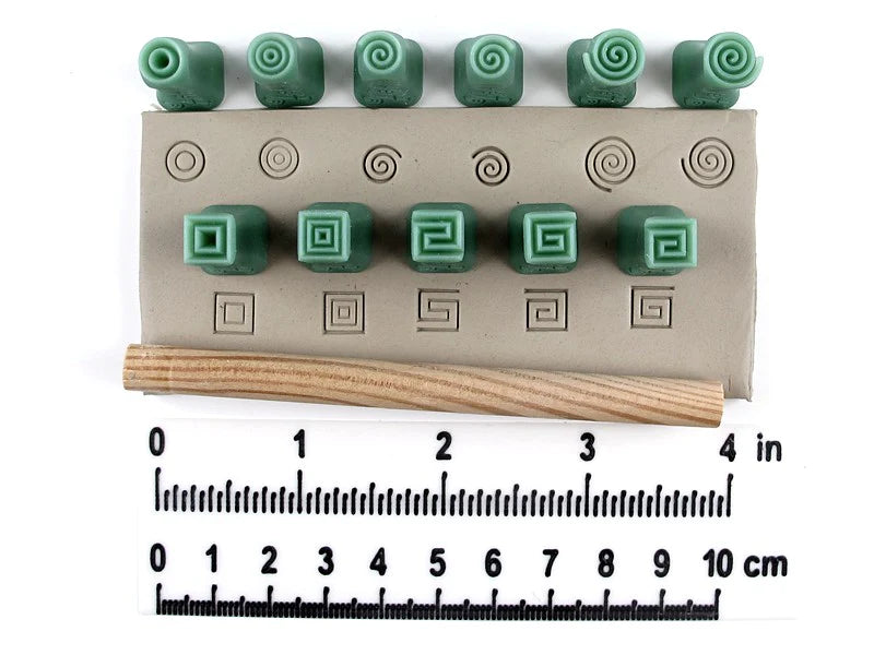 SPIRAL STAMPS - SET 15MM
